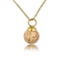 Gouden ketting met ronde Picture Jasper edelsteen