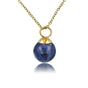 Gouden ketting met Sodalite edelsteen balletje