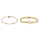 Howlite Edelsteen Armbanden Set - Kalmerend Effect - My Bendel