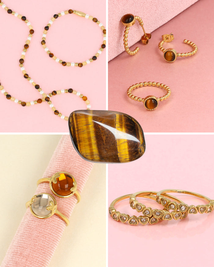 Onze nieuwste sieraden staan online! ⁠
⁠
Ontdek onze nieuwste collectie met een schitterende mix van warme bruintinten en sprankelend champagne. Van Tijgeroog tot amberkleurige glasstenen: met deze prachtige sieraden maak je elke outfit compleet. ⁠
⁠
⁠
#mybendel #jewelry #sieraden #edelsteen #goudensieraden #nieuwecollectie #newdrop⁠