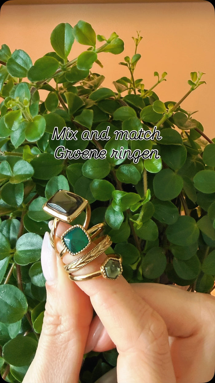 Groene aanschuifringen - mix and match jouw stijl 💚 

Op zoek naar trendy groene aanschuifringen. Met onze ringen met edelstenen of glassteen kun je eindeloos mixen en matchen. Zoals groene agaat of een zacht groene glassteen. Perfect voor een mooie stacking look. 
#mybendel #aanschuifringen #voorjaar #ringstacking #sieradeninspiratie