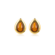 Druppel Studs met Edelsteen • Tiger Eye