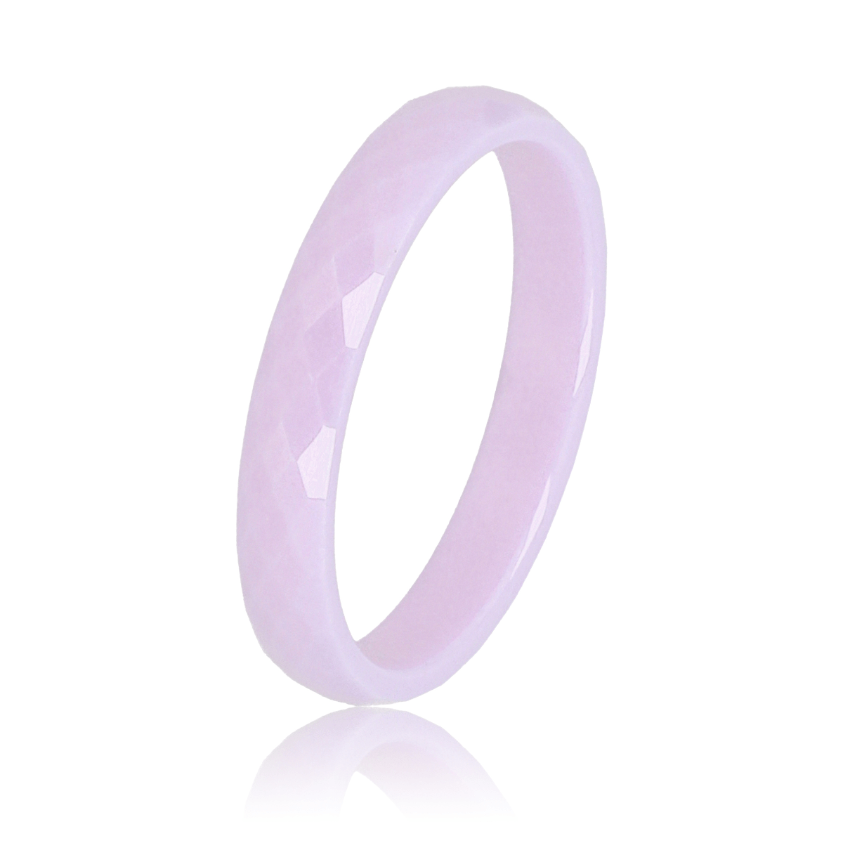 Keramieken ring - Facet geslepen - Lila - 3mm - My Bendel