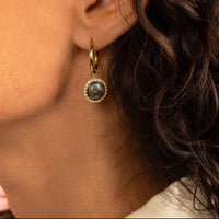 Labradorite Oorbellen – Mystiek in Goud - My Bendel