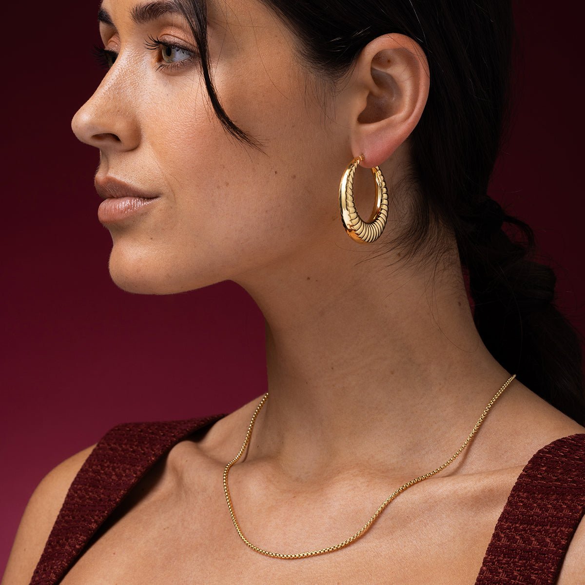 Luxe Gouden Box ketting 470mm - Elegant Sieraad - My Bendel