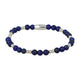 Luxe Lapis Lazuli Armband van stainless steel - My Bendel