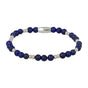 Luxe Lapis Lazuli Armband van stainless steel - My Bendel