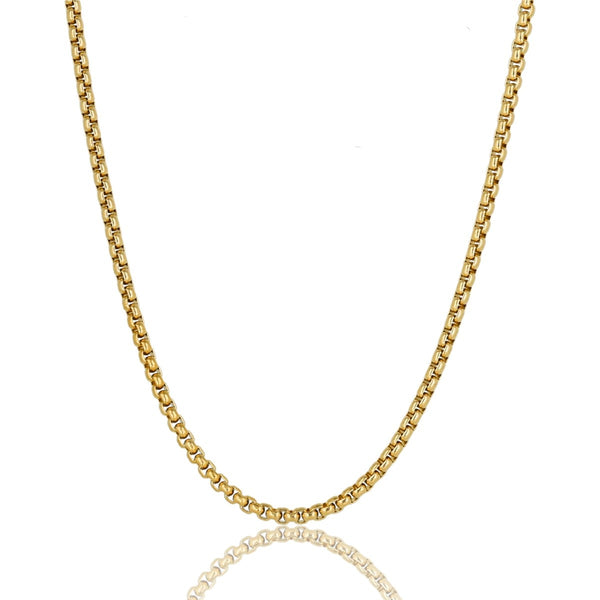 Luxe Gouden Box ketting 470mm - Elegant Sieraad