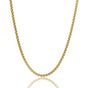 Luxe Gold Box Necklace 470mm - Elegant Jewelry