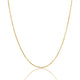 Goldene Gliederkette 1mm - Kurze Halskette