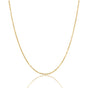 Goldene Gliederkette 1mm - Kurze Halskette