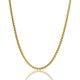 Golden Ladies Box Necklace 80cm Long - Elegant Jewelry