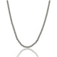 Zilveren Dames Ketting 3mm Balletjes - 44 cm