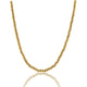 Gouden Dames Ketting 3mm Balletjes - 44cm Lengte