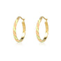 Cheerful Golden Earrings with Colorful Epoxy Touch