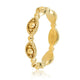 Golden ring with eye - Protection and balance