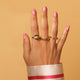 Gouden ring met bloemenmotief - Romantisch en stijlvol