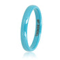 Gladde keramiek ring 3 mm blauw - hypoallergeen