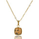 Kette mit quadratischem Picture Jasper Edelstein Anhänger