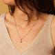 Kette mit quadratischem Picture Jasper Edelstein Anhänger