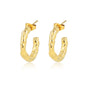 MB3667 - Stud earring with texture