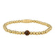 Elastische kralenarmband met Tiger Eye - My Bendel