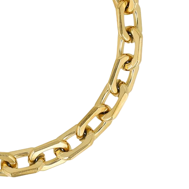 Schakelarmband goud, fijn detail, groots effect