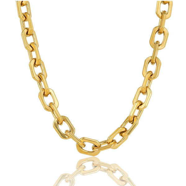 Schakelketting goud, minimalistisch, stijlvol en tijdloos - My Bendel