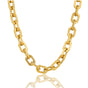 Schakelketting goud, minimalistisch, stijlvol en tijdloos
