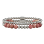 Rhodonite Bracelets Set - Emotional Balance Jewelry