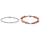 Rhodonite Bracelets Set - Emotional Balance Jewelry