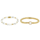 Howlite Edelsteen Armbanden Set - Kalmerend Effect