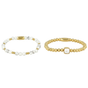 Howlite Edelsteen Armbanden Set - Kalmerend Effect