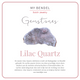 Gouden Armband met Lilac Quartz Edelstenen