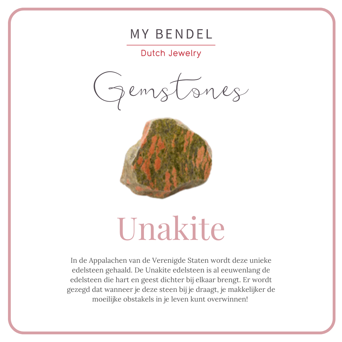 Klassische goldene Ohrringe mit Unakit-Anhänger