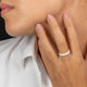 Keramieken ring 3mm - facet geslepen - wit - hypoallergeen