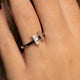 Unieke ring zilver - Damesring Stainless steel hypoallergeen