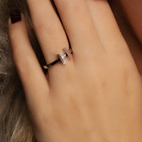 Unieke ring zilver - Damesring Stainless steel hypoallergeen - My Bendel