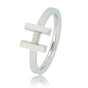 Unieke ring zilver - Damesring Stainless steel hypoallergeen