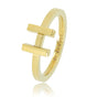 Sierlijke ring - goud - Stainless steel - combineerbaar
