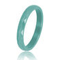 Keramieken ring 3mm - facet geslepen - zacht groen