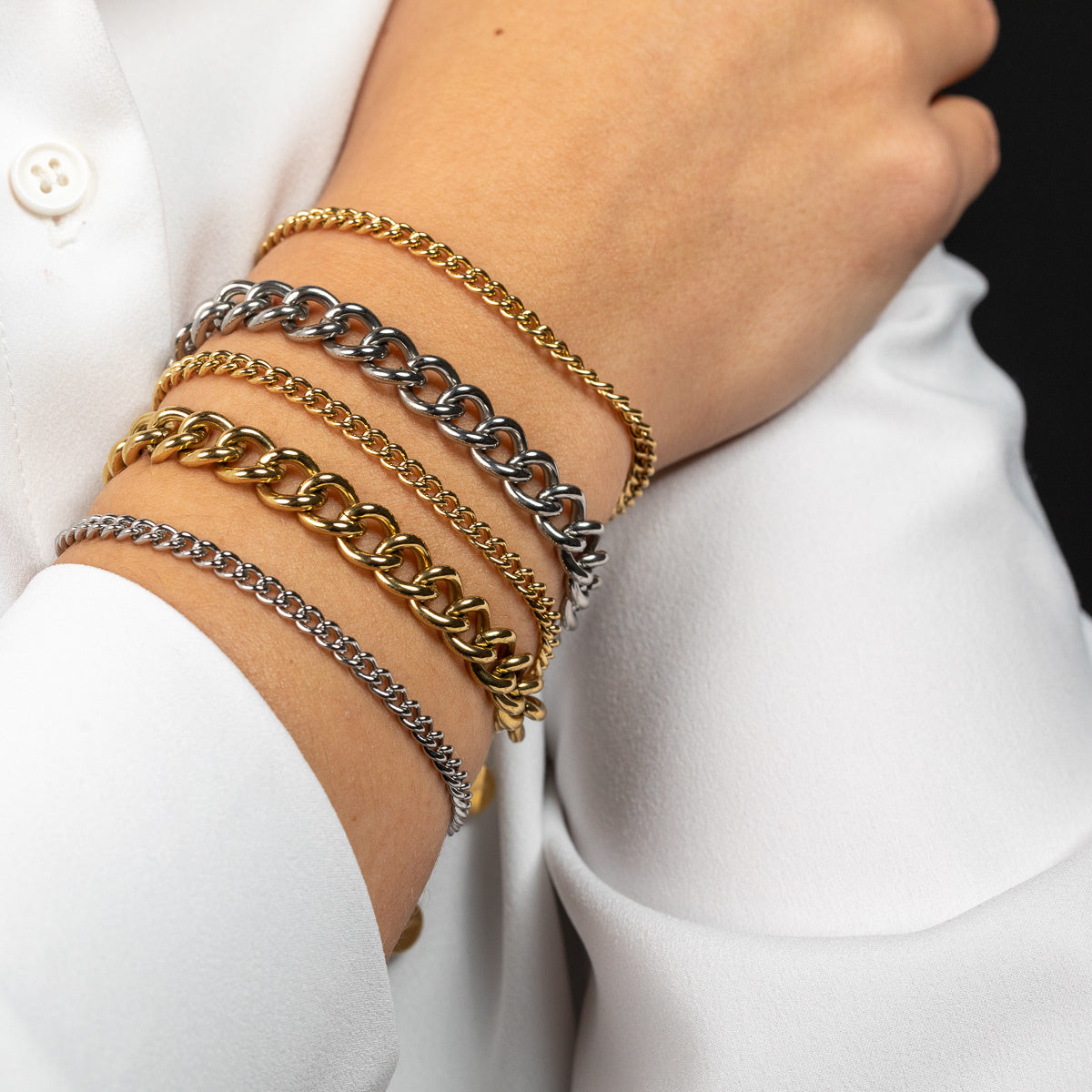 Grove stainless steel Armband - Verstelbaar en Duurzaam