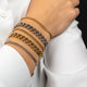 Grove stainless steel Armband - Verstelbaar en Duurzaam