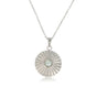 Zilveren Amazonite Ketting met Zonnetjes Hanger
