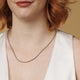 Silver Luxury Box Necklace 470mm stainless steel