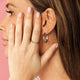Silver ring with shells - Summer accessory - Stainless steel