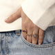 Goldener Ring - Drei Lilac Quartz Edelsteine - Zeitloser Blickfang