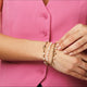 Gouden Armband met Zeester en Aventurine Edelstenen