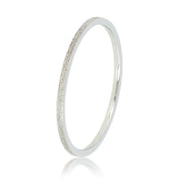 Aanschuifring zilver stardust - 1mm - hypoallergeen
