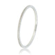 Aanschuifring zilver stardust - 1mm - hypoallergeen